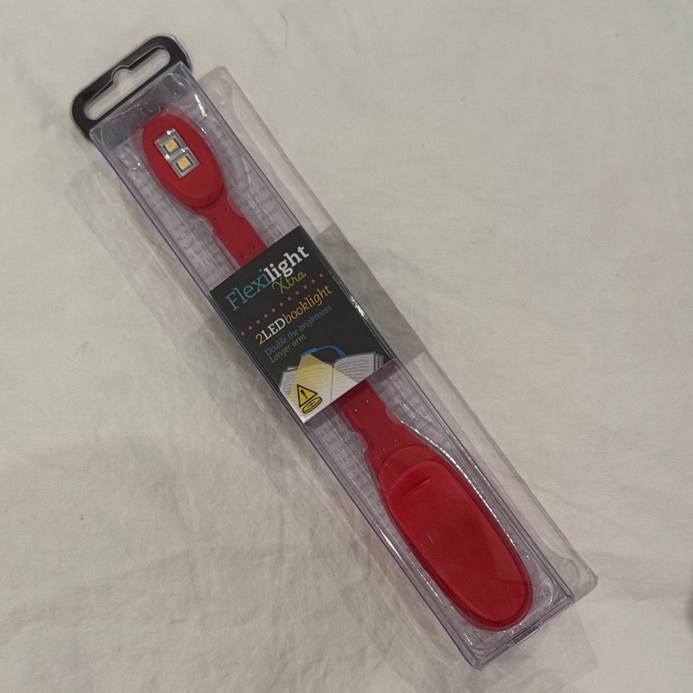 Flexilight Xtra 2 LED BOOKLIGHT Red LED Booklight READING LIGHT